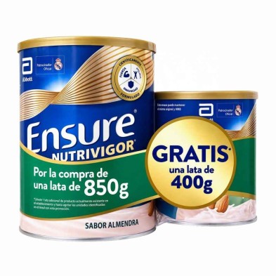 Ensure Nutrivigor Almendra 850 g + 400 g