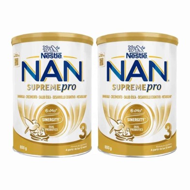 Duplo Nan Supreme Pro 3 2x800 g | Leche de crecimiento