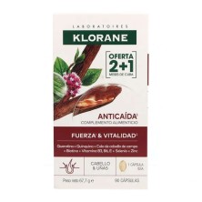 Klorane Keratincaps 3x30 cápsulas | Fuerza y vitalidad