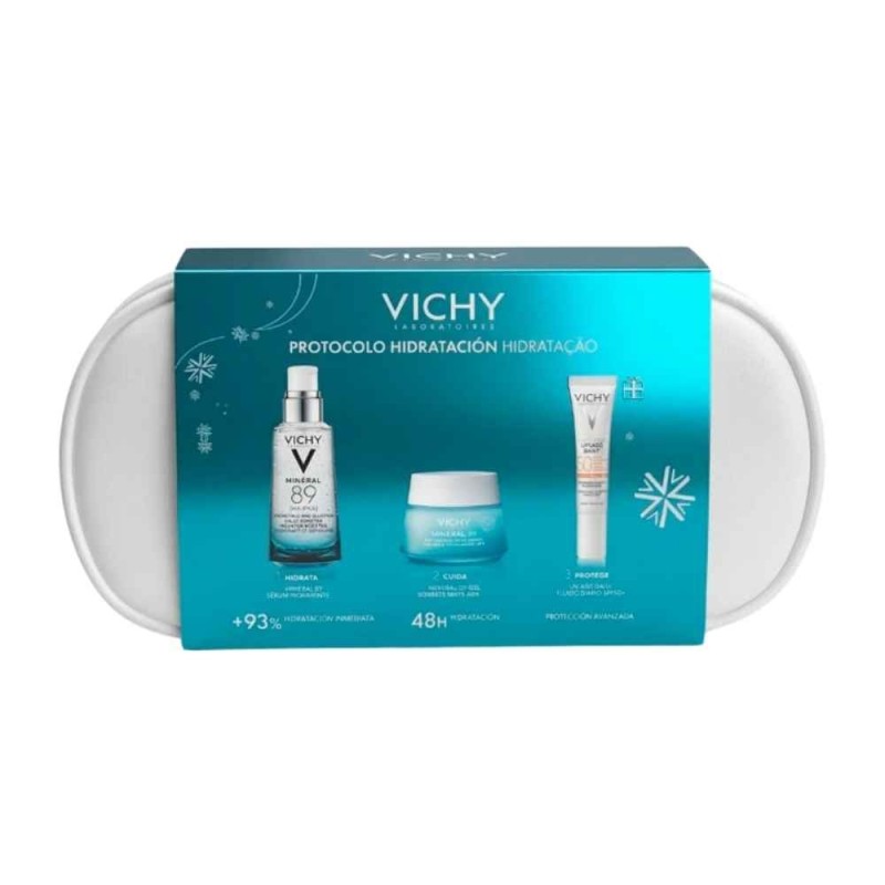 Pack Vichy Minéral 89 50 ml + 50 ml + 15 ml | Hidratación