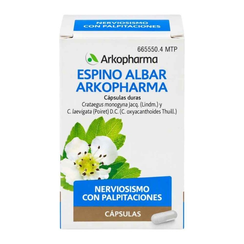 Arkopharma Espino Albar 350 mg | Nerviosismo y descanso