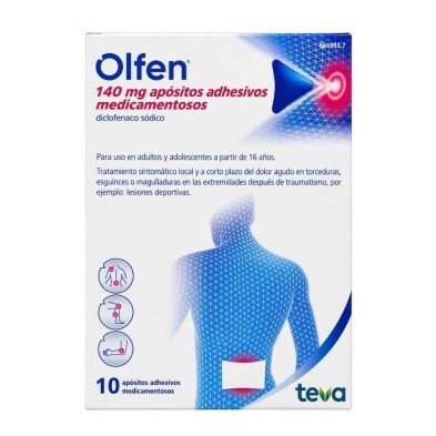 Olfen 140 mg 10 apósitos | Alivio local del dolor
