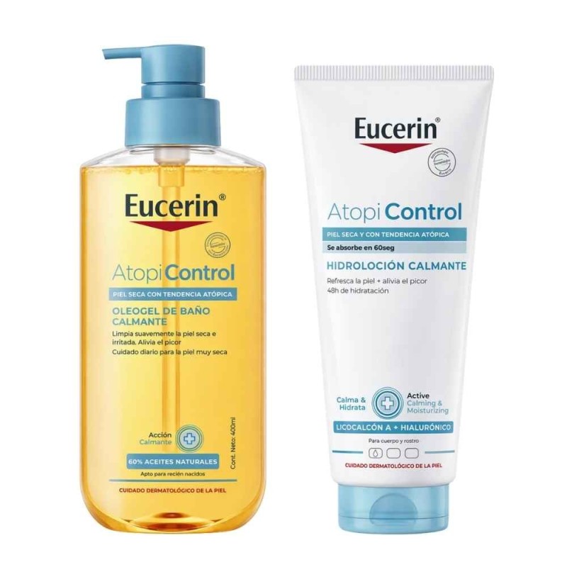 Pack Eucerin AtopiControl | Higiene e hidratación
