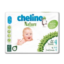 Chelino Nature Infantil Pañal T4 9-15KG 34 Unidades | Okfarma.es