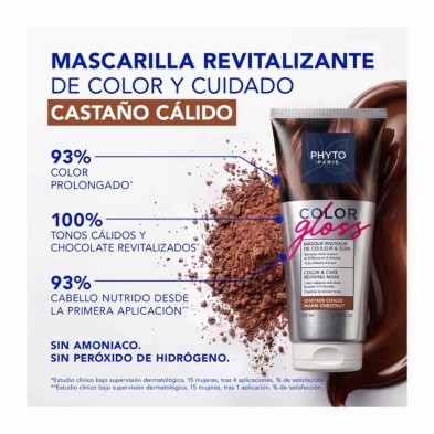 Phyto Color Gloss Castaño Cálido 200 ml | Reaviva el color