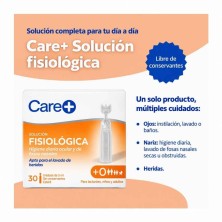 Care+ Suero Fisiológico 30 x 5 ml | Higiene ocular y nasal