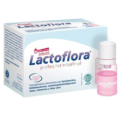 LACTOFLORA NIÑOS PROTECTOR INTESTINAL 7 FRASCOS