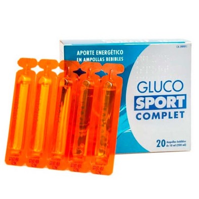 GLUCO SPORT COMPLET 20 AMPOLLAS BEBIBLES 10 ML