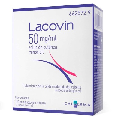 LACOVIN 50 MG/ML SOLUCIÓN CUTÁNEA 2X60 ML