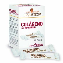 ANA MARIA LAJUSTICIA COLAGENO CON MAGNESIO 20 STICKS FRESA