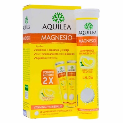 AQUILEA MAGNESIO 300 MG 28 COMPRIMIDOS EFERVESCENTES LIMÓN
