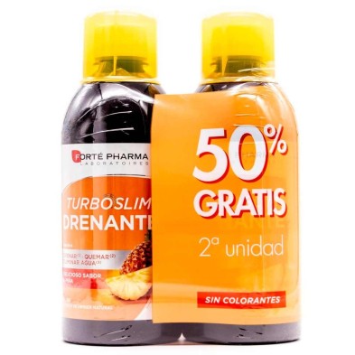 DUPLO TURBOSLIM DRENANTE PIÑA 2X500 ML