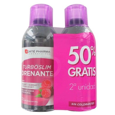 DUPLO TURBOSLIM DRENANTE FRAMBUESA 2X500 ML