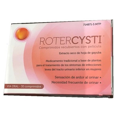 ROTERCYSTI 30 COMPRIMIDOS RECUBIERTO CON PELÍCULA