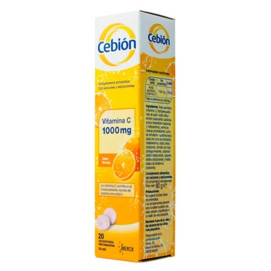 CEBION 1000 MG VITAMINA C 20 COMPRIMIDOS EFERVESCENTES