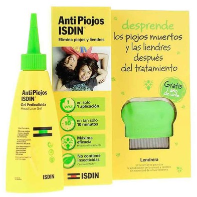ISDIN ANTIPIOJOS GEL PEDICULICIDA CON LENDRERA