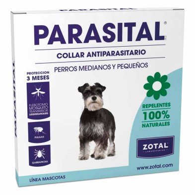 PARASITAL COLLAR PERROS PEQUEÑOS Y MEDIANOS