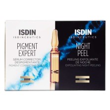 ISDINCEUTICS PIGMENT EXPERT 10 AMPOLLAS + NIGHT PEEL 10 AMPOLLAS