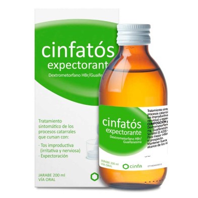 CINFATOS EXPECTORANTE 2/20 MG/ML SOLUCIÓN ORAL 200 ML