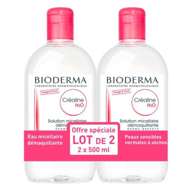 Duplo Bioderma Sensibio H2O 2x500 ML