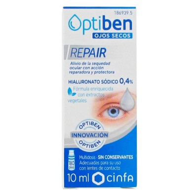 Optiben Gotas Oculares Ojos Secos 10 ML