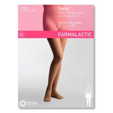 Farmalastic Panty Compresión Normal Negro Mediano