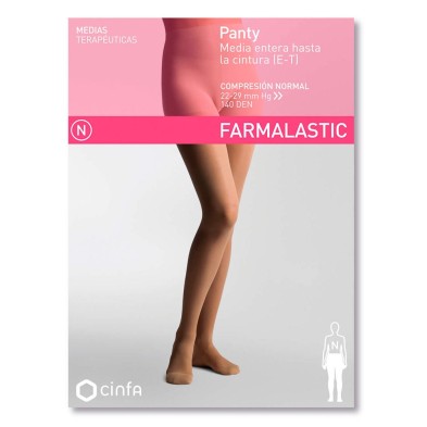 Farmalastic Panty Compresión Normal Negro Peque¤o