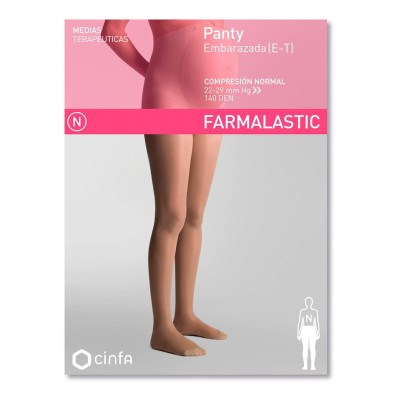 Farmalastic Panty Embarazada Compresión Normal Negro Mediano
