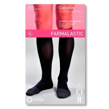 Farmalastic Calcetín Compresión Normal Negro Mediano