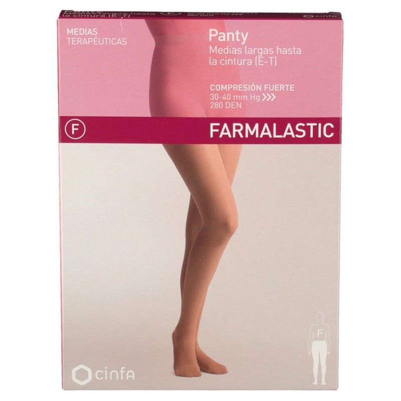 Farmalastic Panty Compresión Fuerte Beige Pequeño