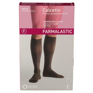 Farmalastic Calcetín Compresión Fuerte Negro Pequeño