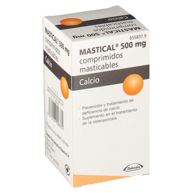 Mastical 500 MG 90 Comprimidos masticables