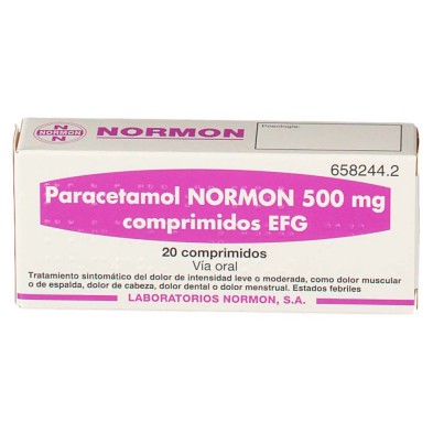 Paracetamol Normon 500 MG 20 comprimidos