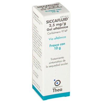 Siccafluid 2,5 MG/GR Gel Oftálmico 10 GR