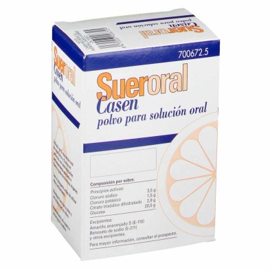 Sueroral Casen Polvo Para Solución Oral 5 Sobres