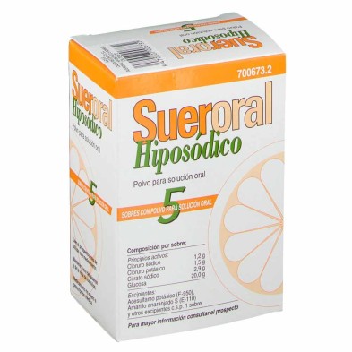 Sueroral Hiposódico Polvo Para Solución Oral 5 Sobres