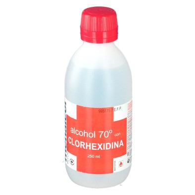 Menalcol Reforzado Alcohol 70º Con Clorhexidina 250 ML