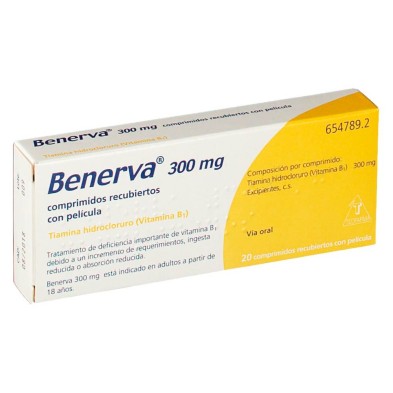Benerva 300 MG 20 Comprimidos Recubiertos Con Película