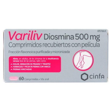 Variliv Diosmina 500 MG 60 Comprimidos