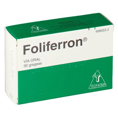 Foliferron 30 Comprimidos Recubiertos
