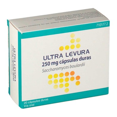 Ultra Levura 250 MG 20 Cápsulas Duras