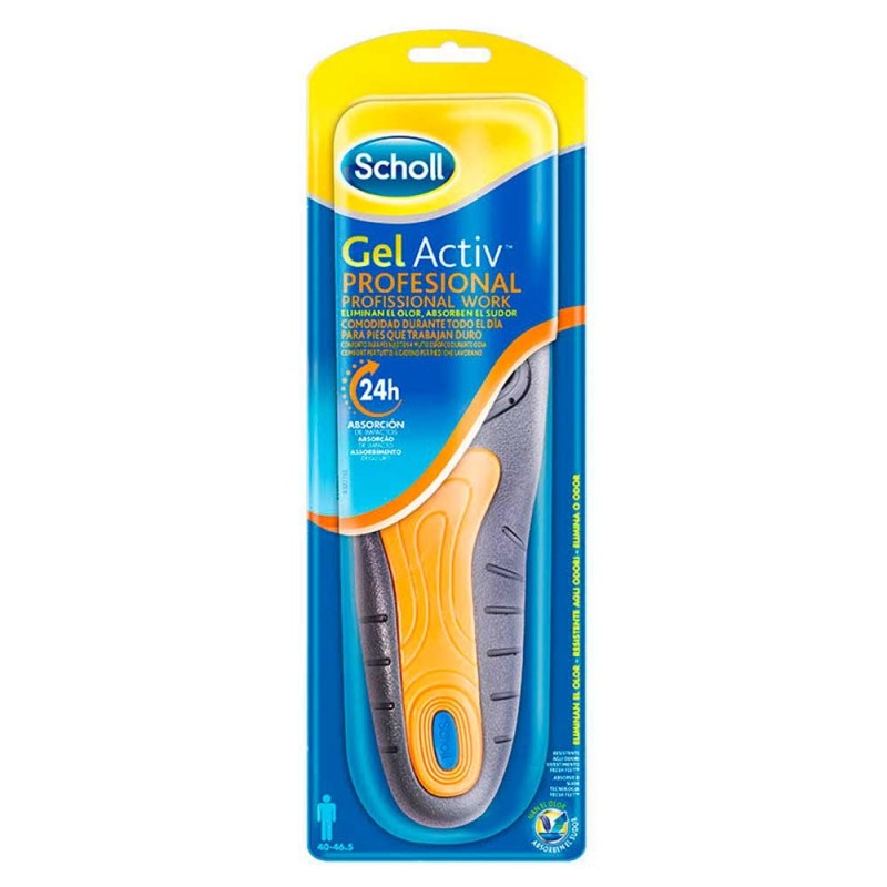 Scholl Plantillas Gel Activ Profesional Hombre Talla 40-46.5 2 U