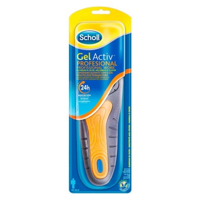 Scholl Plantillas Gel Activ Profesional Hombre Talla 40-46.5 2 U