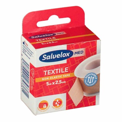 Salvelox Textil Esparadrapo Carne 5Mx2,5CM