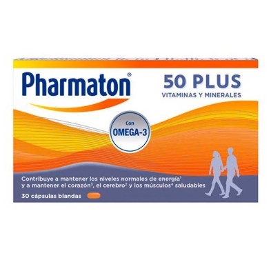 Pharmaton 50 Plus 30 Cápsulas