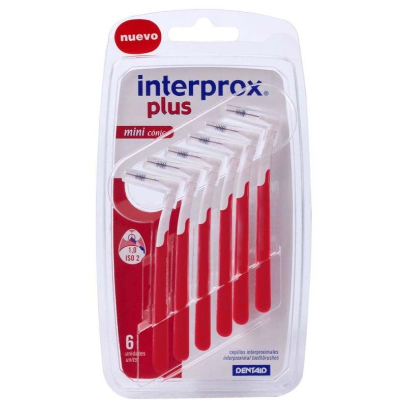INTERPROX CEPILLO DENTAL PLUS MINI CONICO 6 U