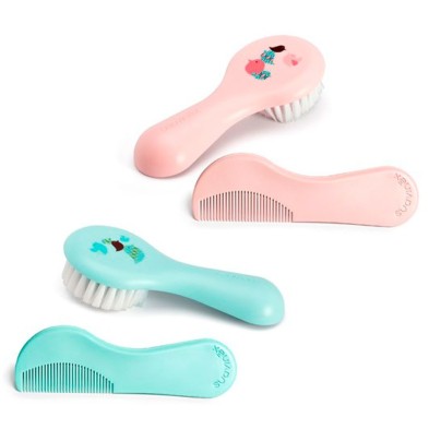 SUAVINEX SET CEPILLO PEINE ROSA