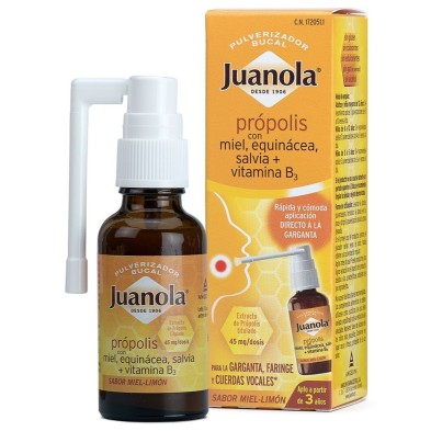 JUANOLA PROPOLIS CON MIEL, EQUINACEA, SALVIA Y VITAMINA B3