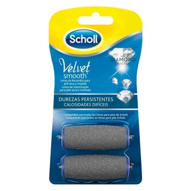 SCHOLL RECAMBIO VELVET SMOOTH DUREZAS PERSISTENTES 2 U