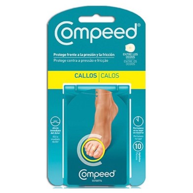 COMPEED PARCHES CALLOS ENTRE LOS DEDOS 10 U